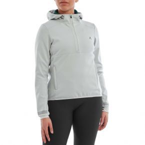 Altura Grid Womens Half Zip Softshell Hoodie - Thermal and windproof protection for your ears when the temperature drops 