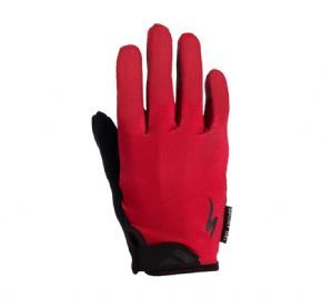 Specialized Body Geometry Sport Gel Long Finger Gloves Vivid Red